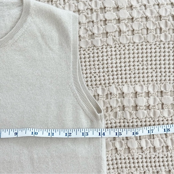 Manrico tan 100% cashmere Made in Italy cardigan sweater set size EU 40 (US 4) - Picture 3 of 16